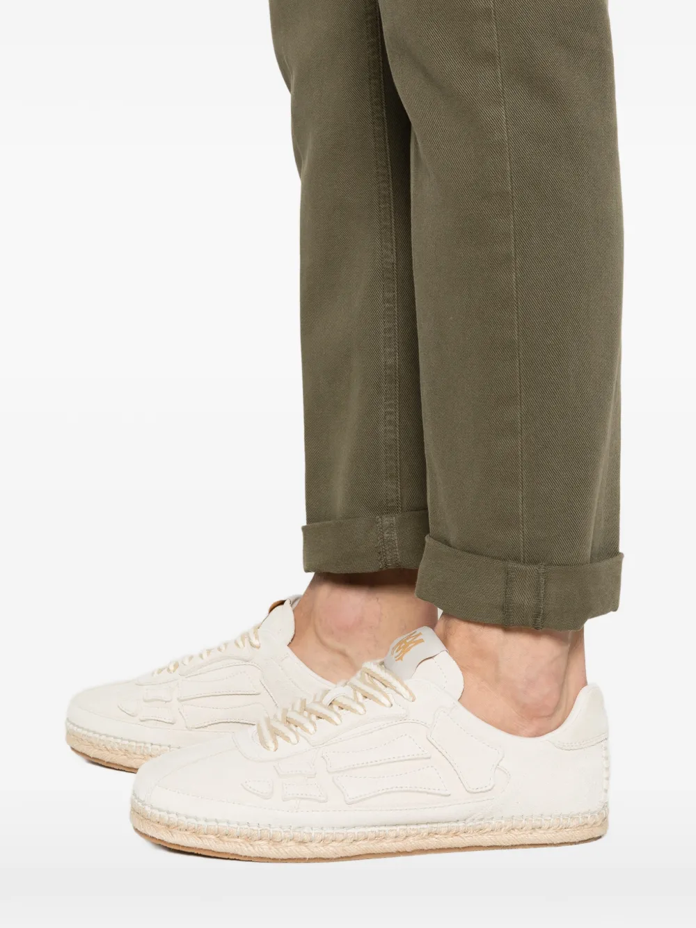DONDUP Jeans met knopen Groen