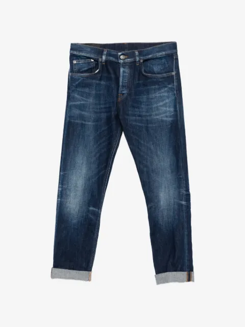 DONDUP button blue denim jeans