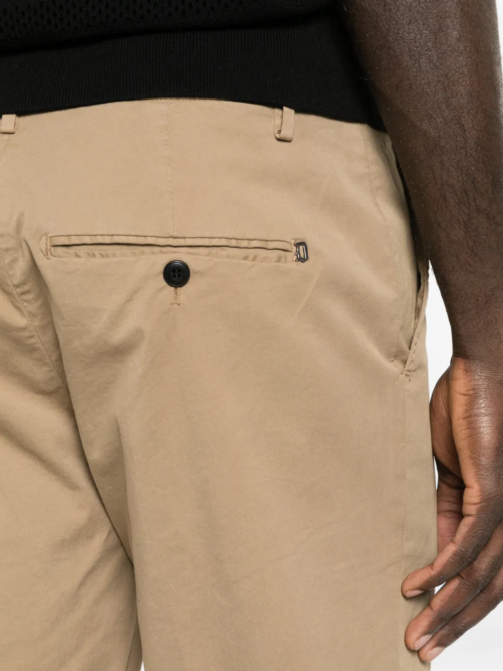 DONDUP Broek met cuffs Bruin