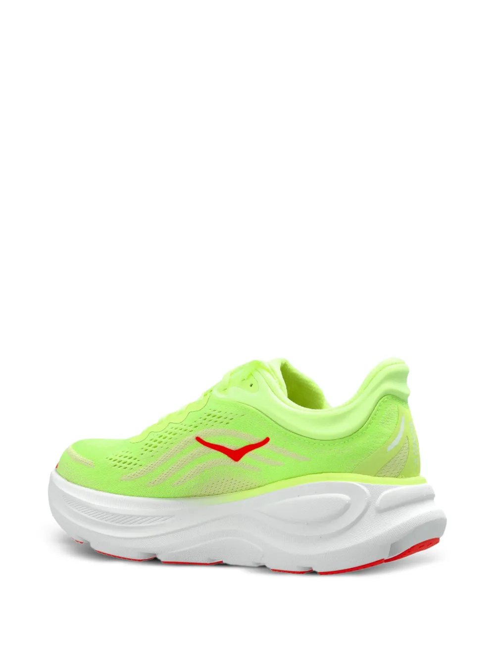 HOKA Bondi 9 geperforeerde sneakers Geel