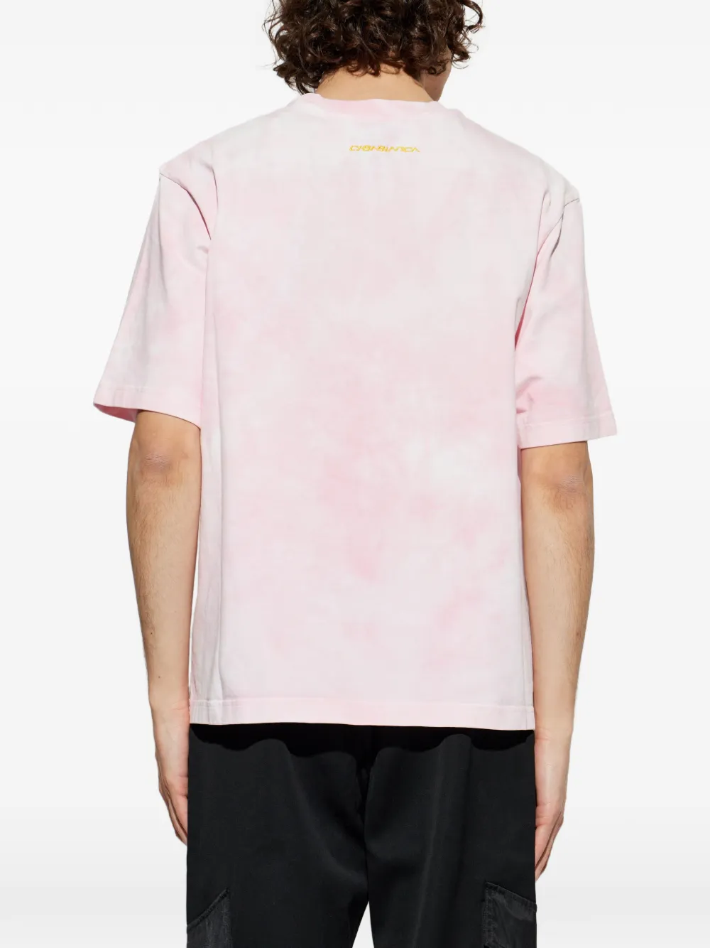 Casablanca T-shirt met tie-dye print Roze