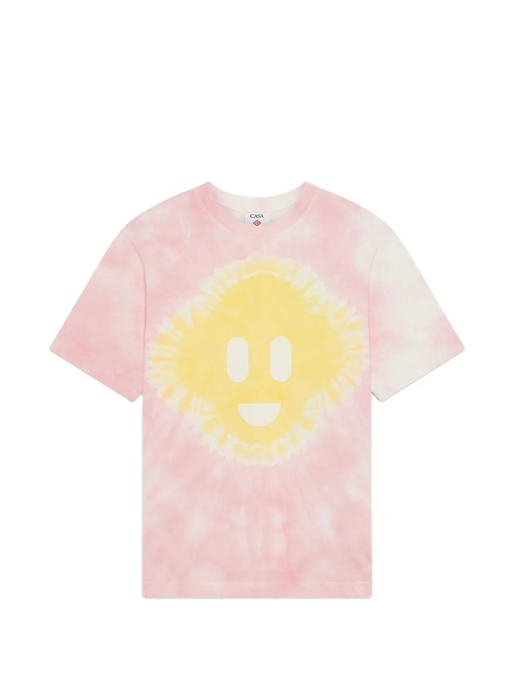 Casablanca T-shirt met tie-dye print Roze