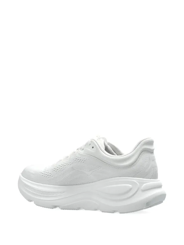 HOKA Bondi 9 logo-detail Sneakers | White | FARFETCH