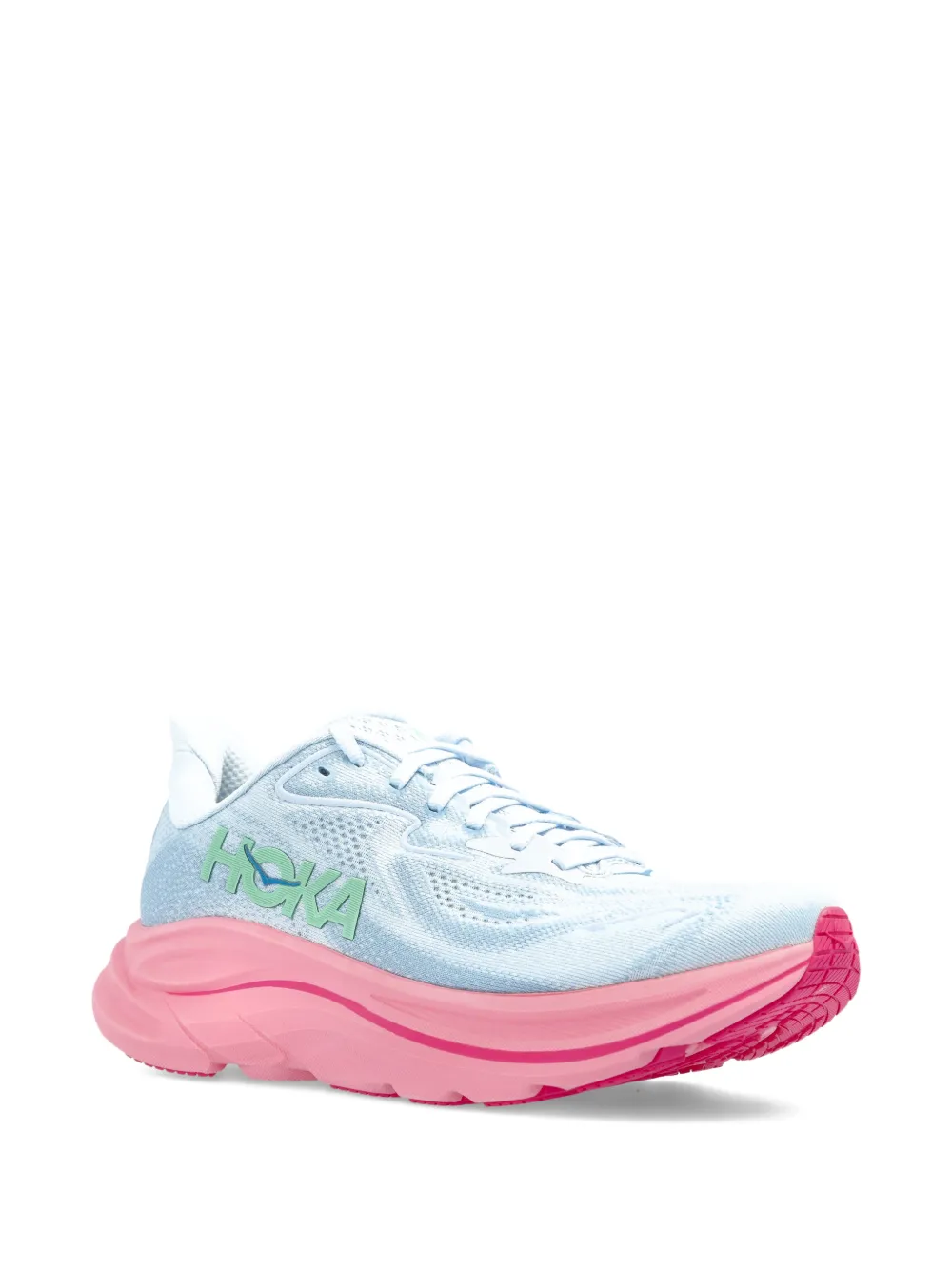 HOKA Clifton 10 sneakers met logodetail Blauw