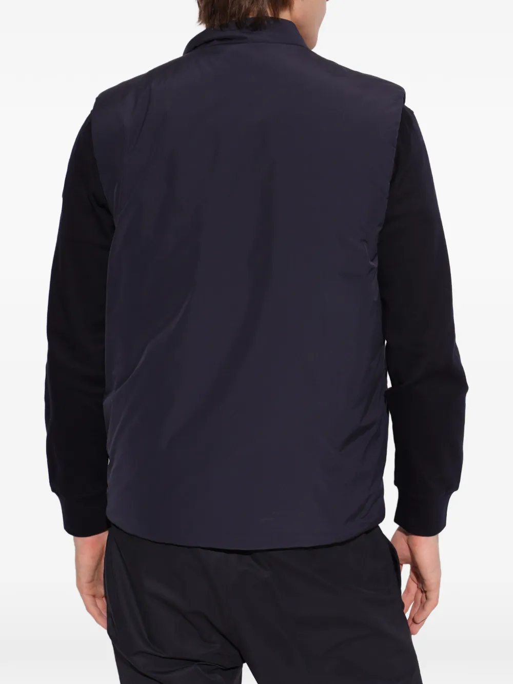 Moncler Sahel gilet met zak met knopen Blauw