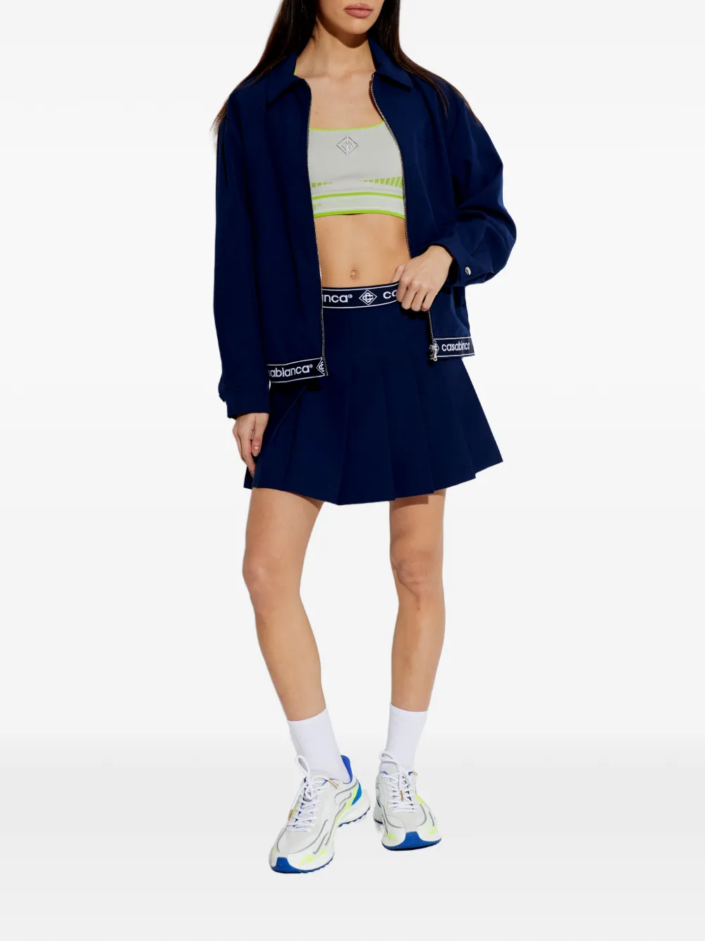 Casablanca Sneakers met logoprint Wit