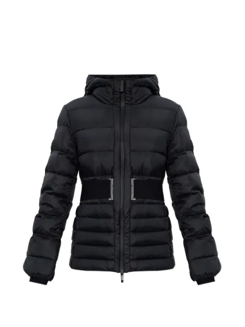 Moncler veste matelassée à taille ceinturée
