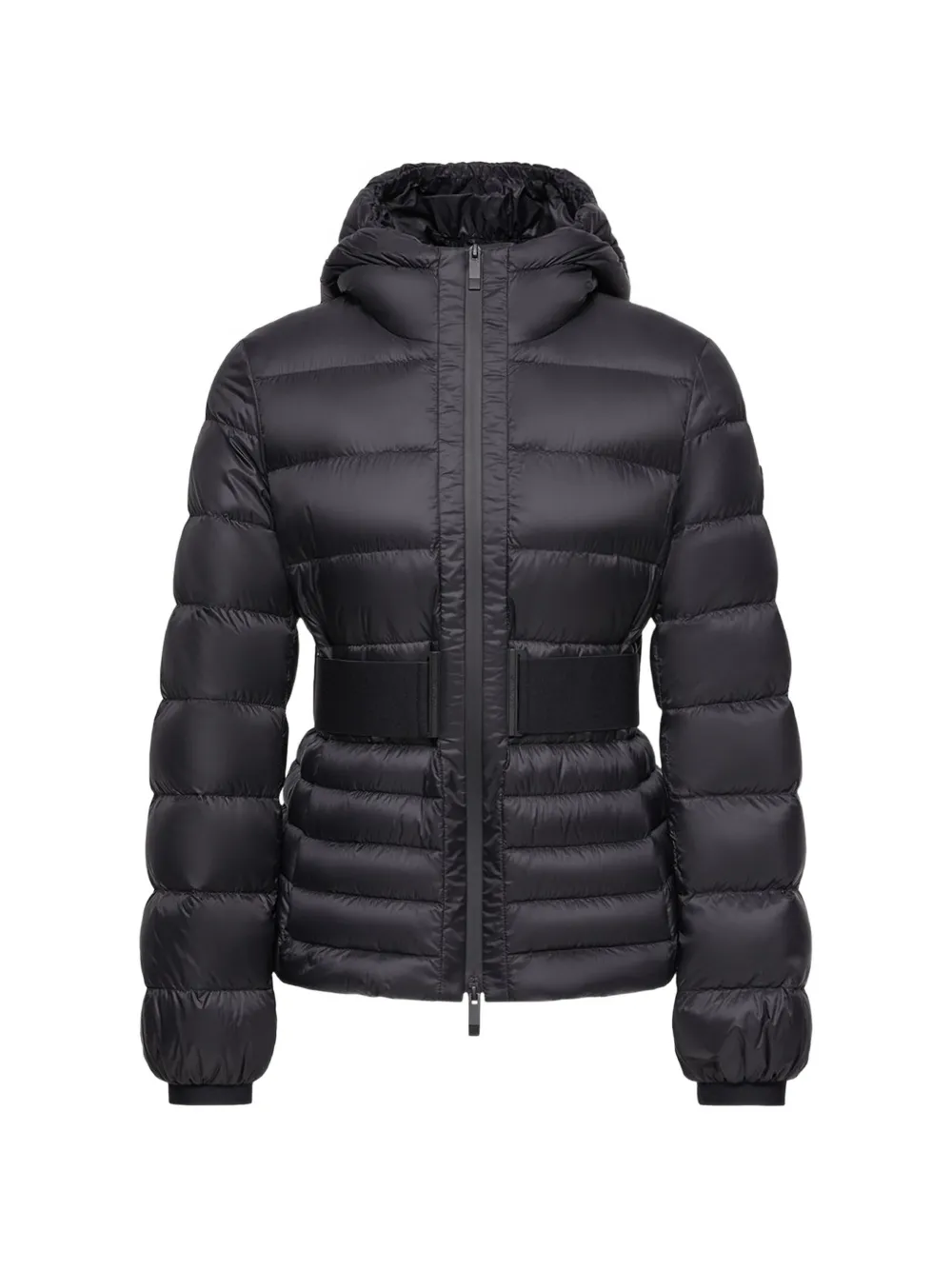 Moncler Jack met ceintuur Zwart