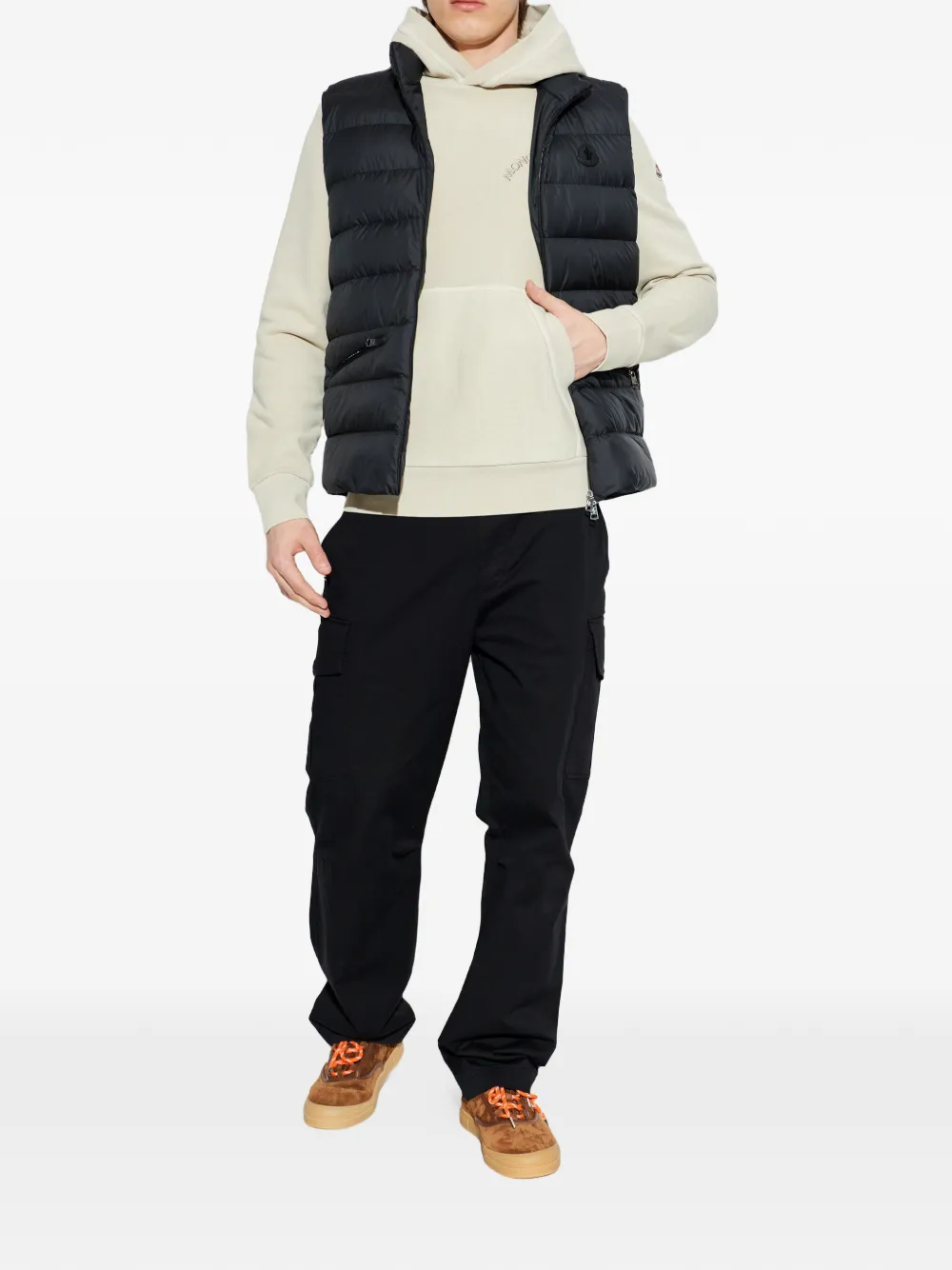 Moncler logo-detail sneakers Bruin