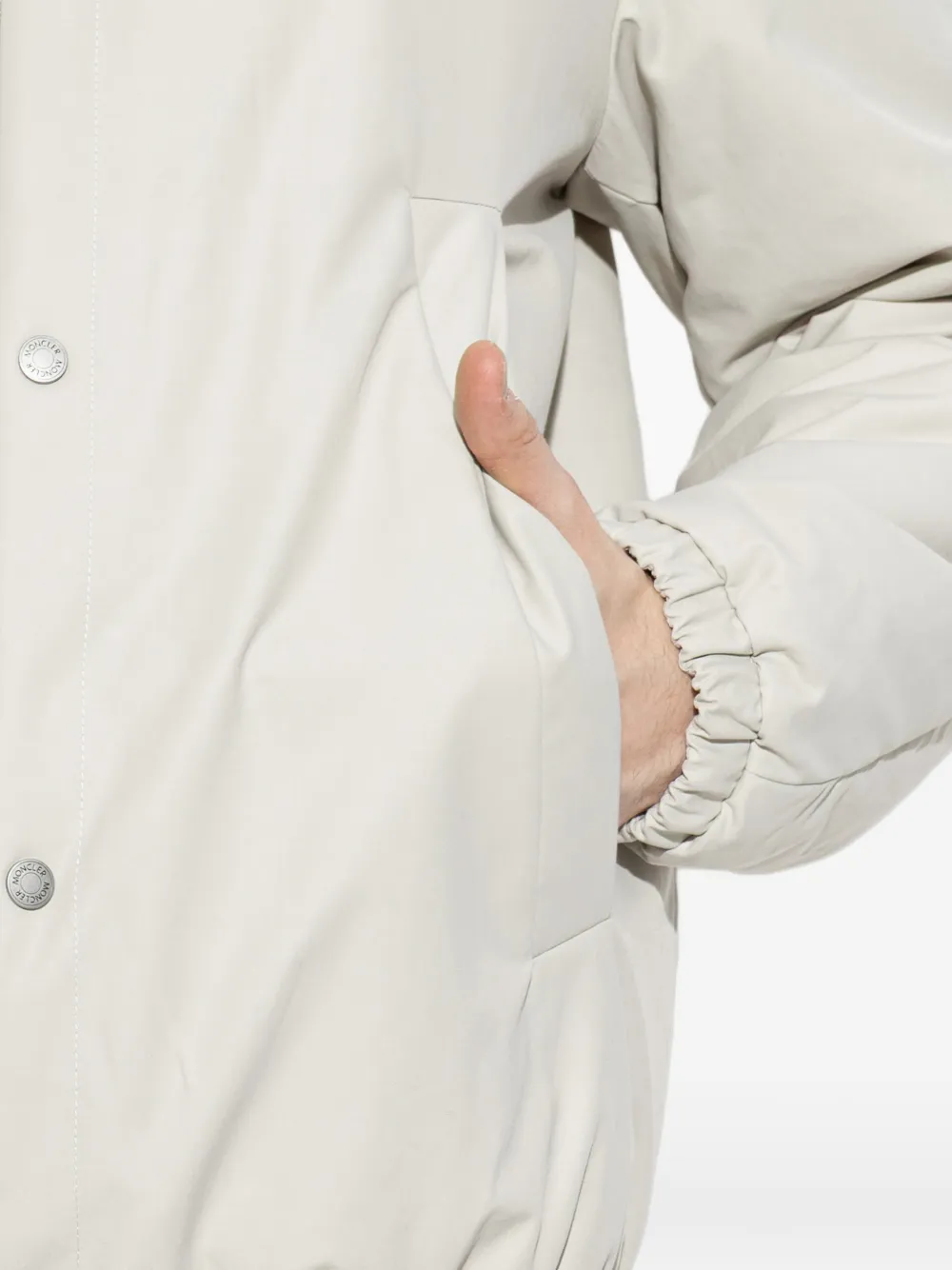 Moncler Tafoni omkeerbaar gewatteerd donsjack Beige