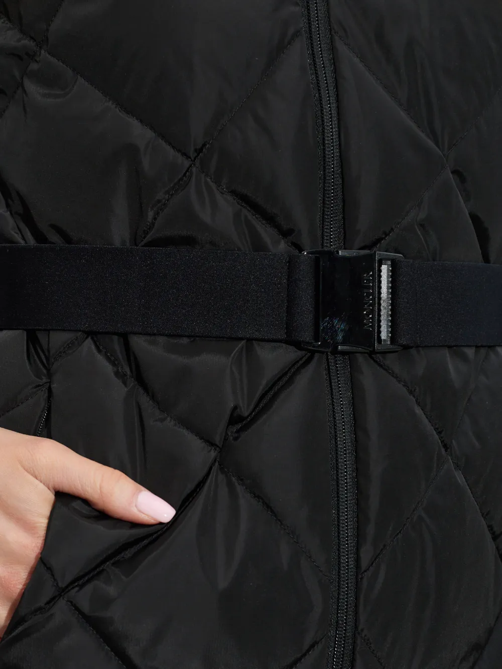 Moncler Gewatteerd jack Zwart