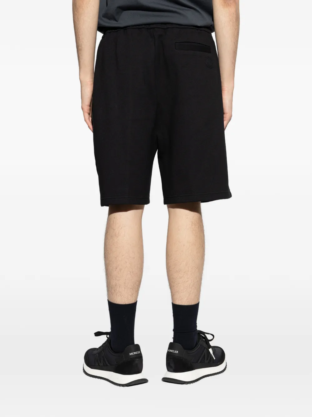 Moncler Trainingsshorts met ritszak Zwart