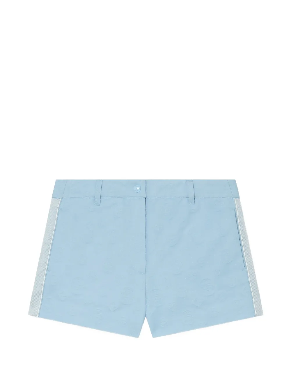 Casablanca Shorts met monogramstreep Blauw