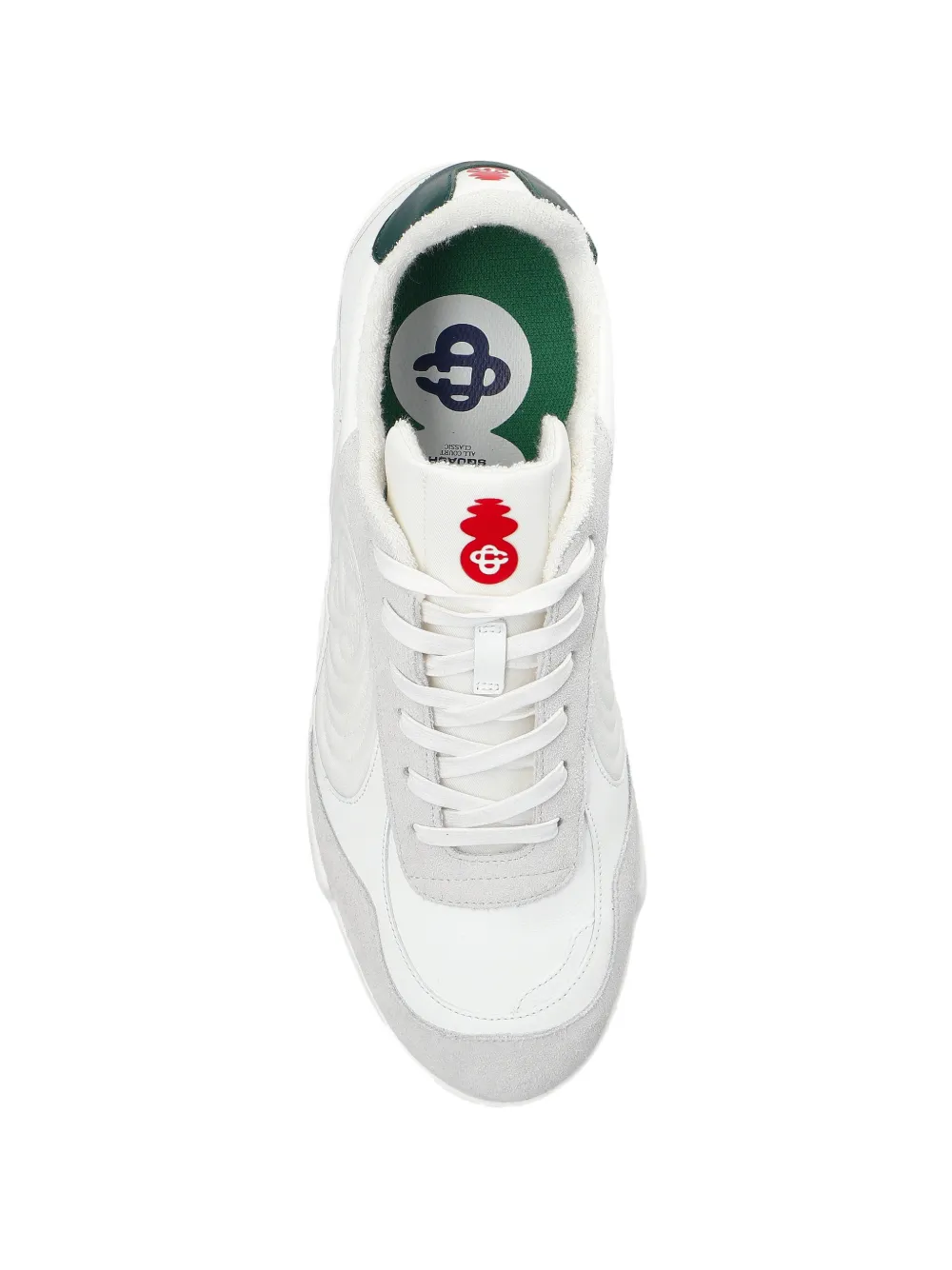 Casablanca Leren sneakers met reliëf Wit