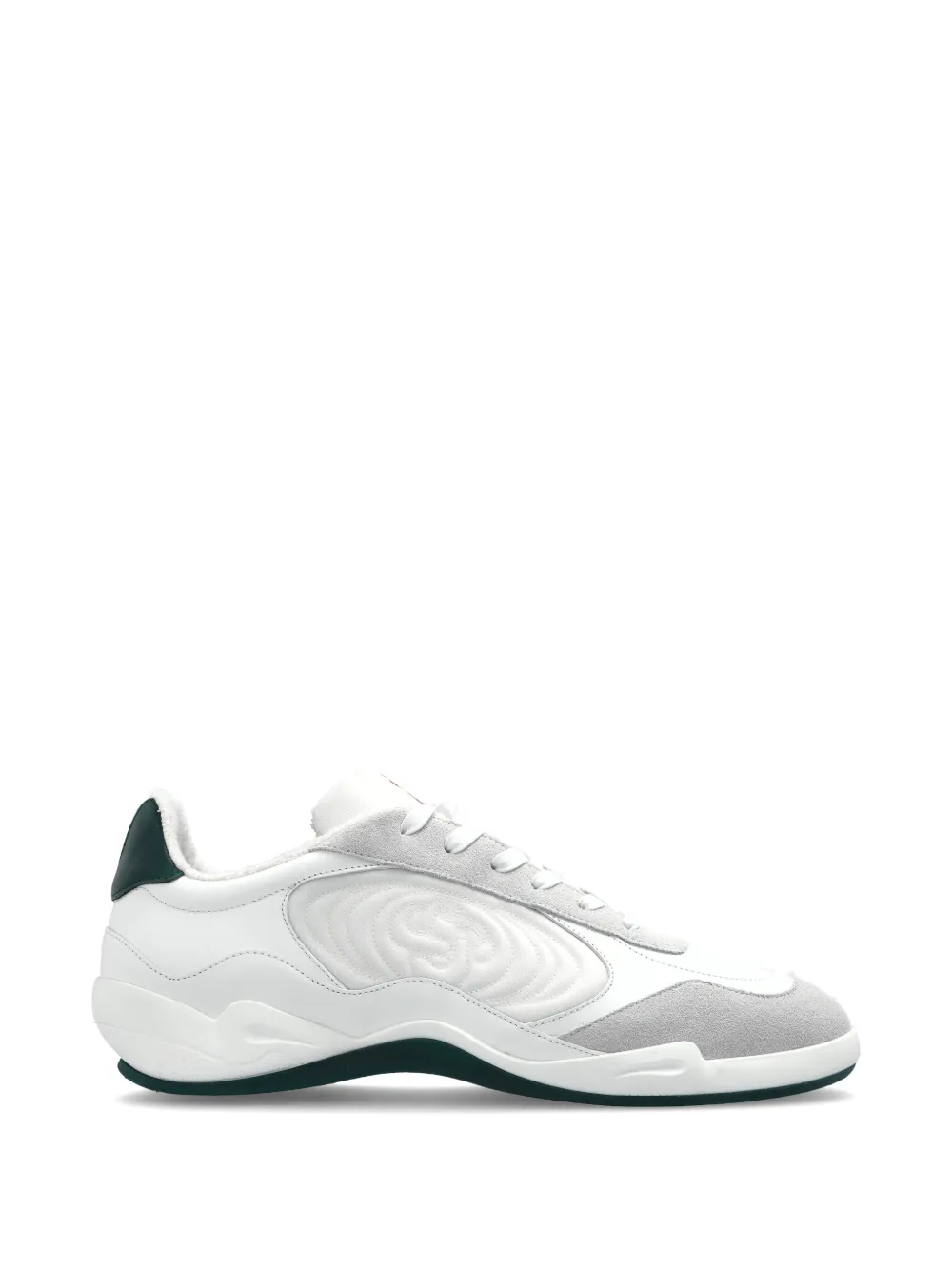 Casablanca Leren sneakers met reliëf Wit