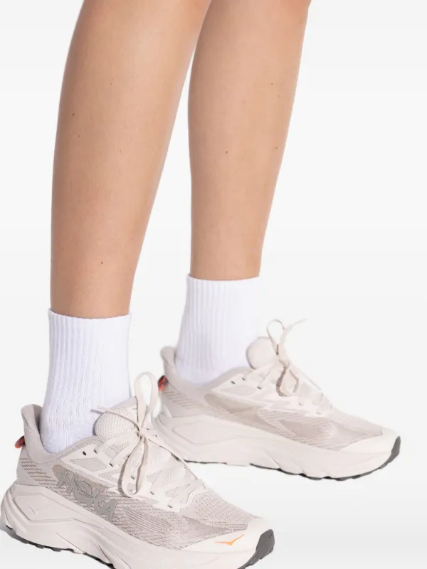 HOKA Challenger 8 logo-embroidered Sneakers | Neutrals | FARFETCH