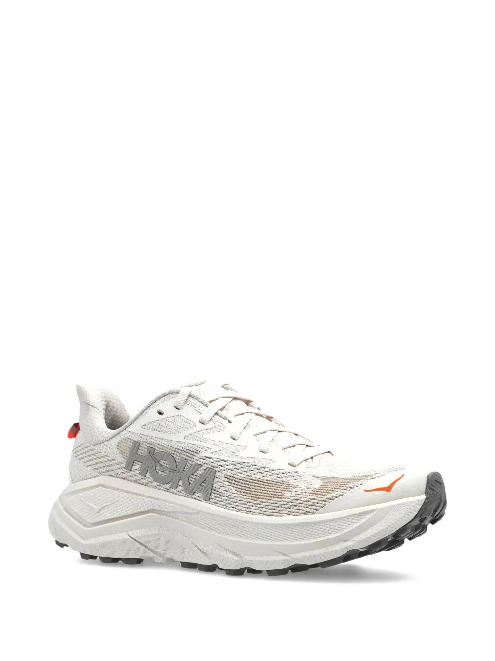 HOKA Challenger 8 sneakers met geborduurd logo Beige