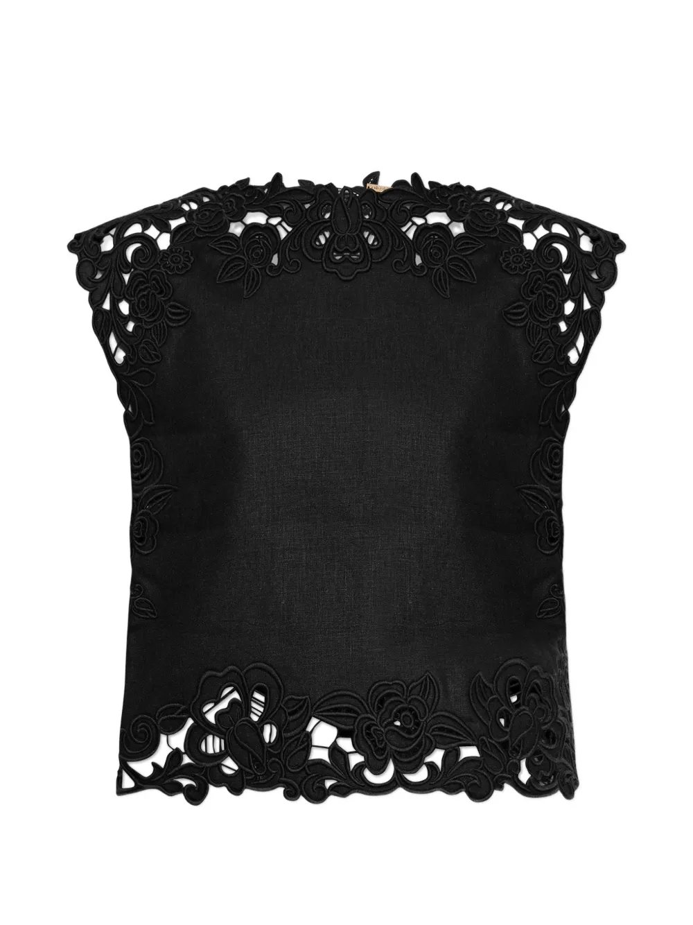 Cult Gaia floral-panel blouse - Nero