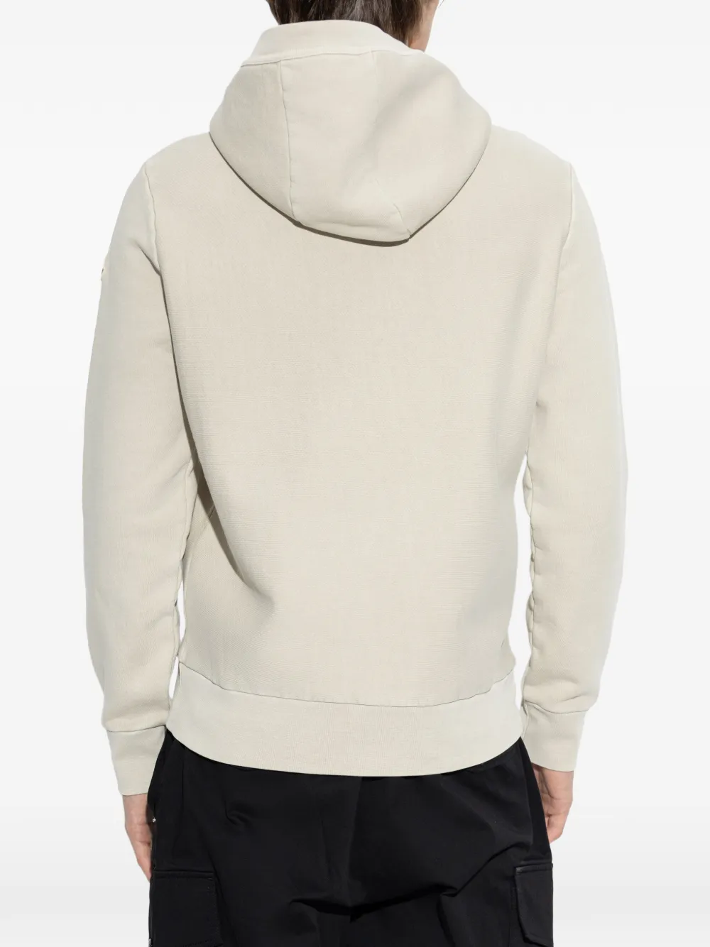 Moncler Hoodie met logo Beige