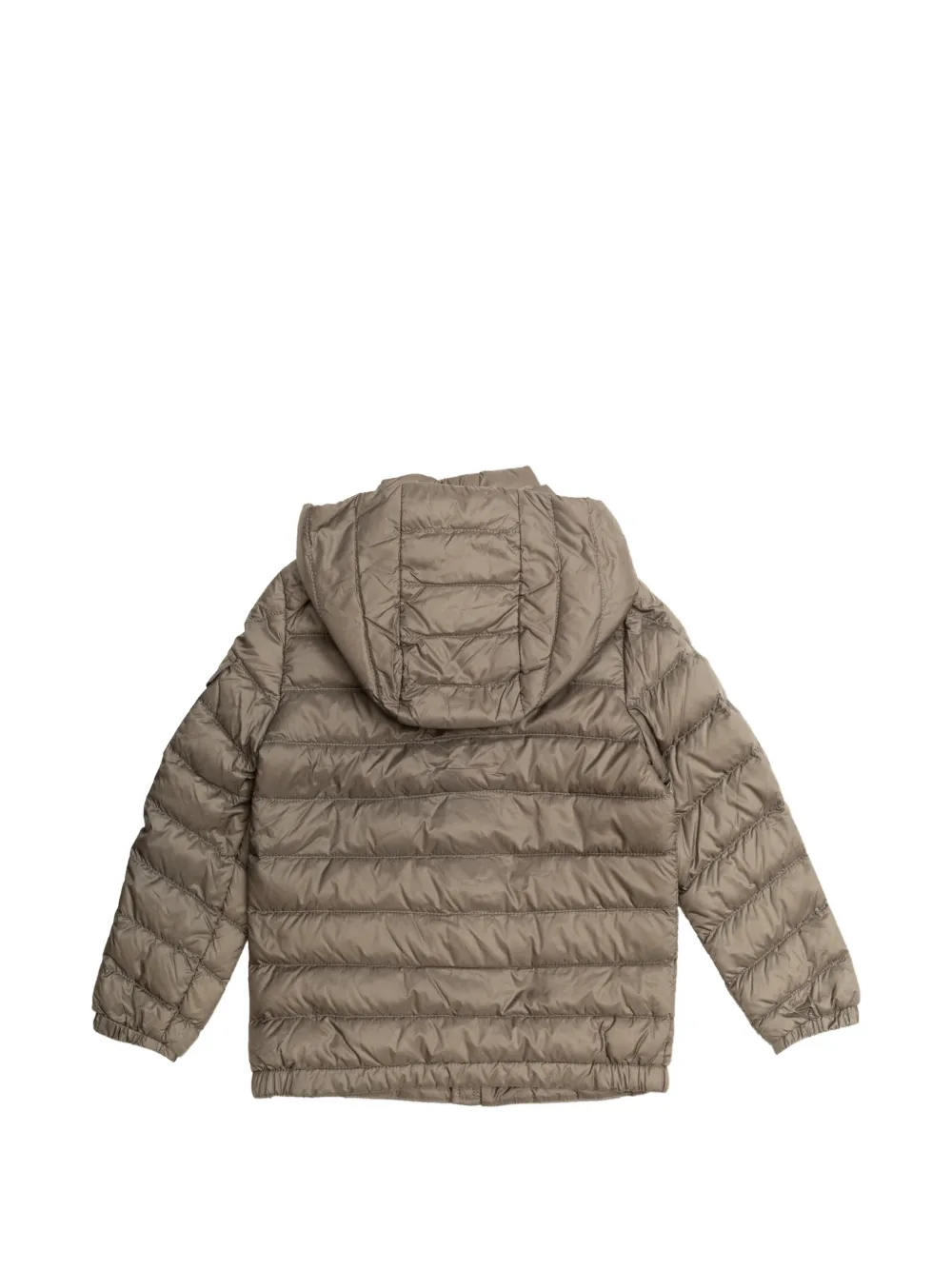 Moncler Enfant Gewatteerd jack met logopatch Grijs