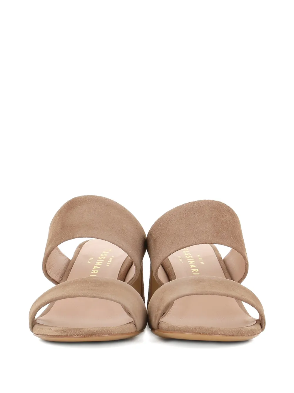 Tassinari Michelle suède muiltjes Beige