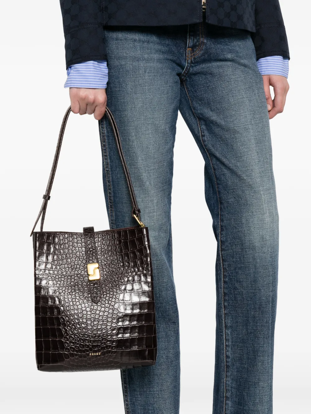 Bello Embossed Tote Bag