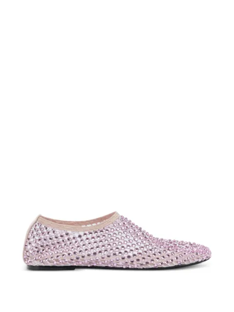strategia shoes ballerinaer med mesh-udsmykning