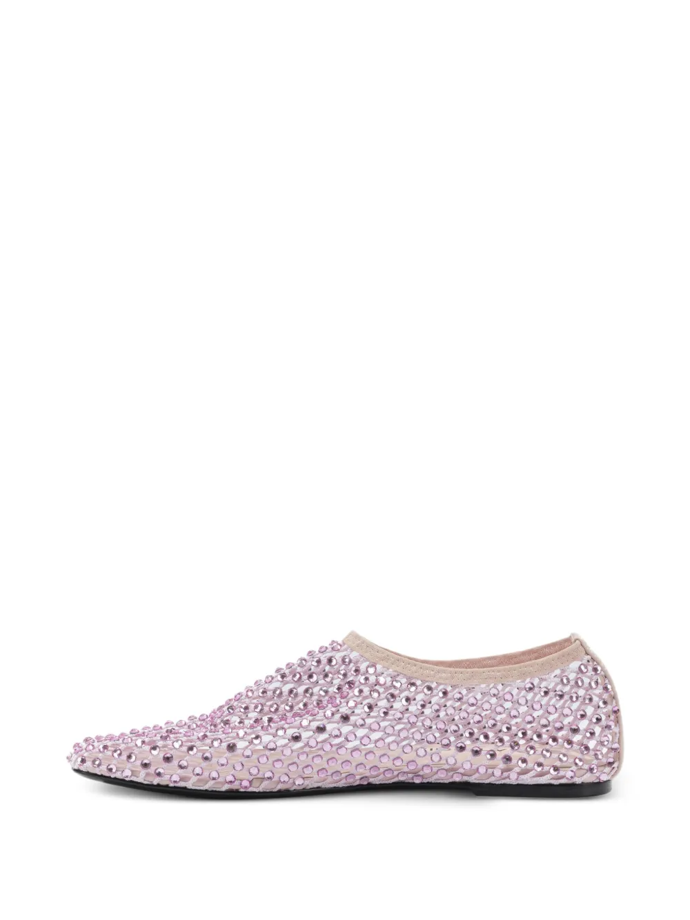 strategia shoes mesh embellished ballet flats Roze