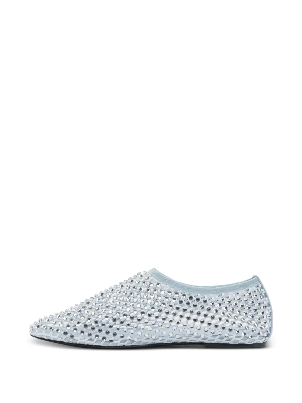 strategia shoes embellished mesh ballet flats Blauw