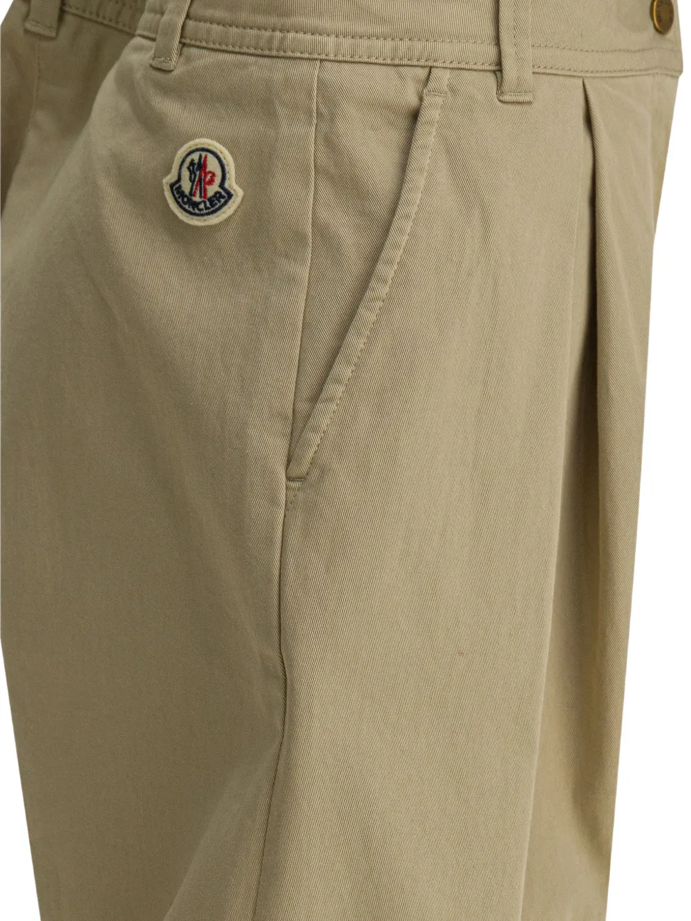 Moncler Enfant Broek met plooien Beige