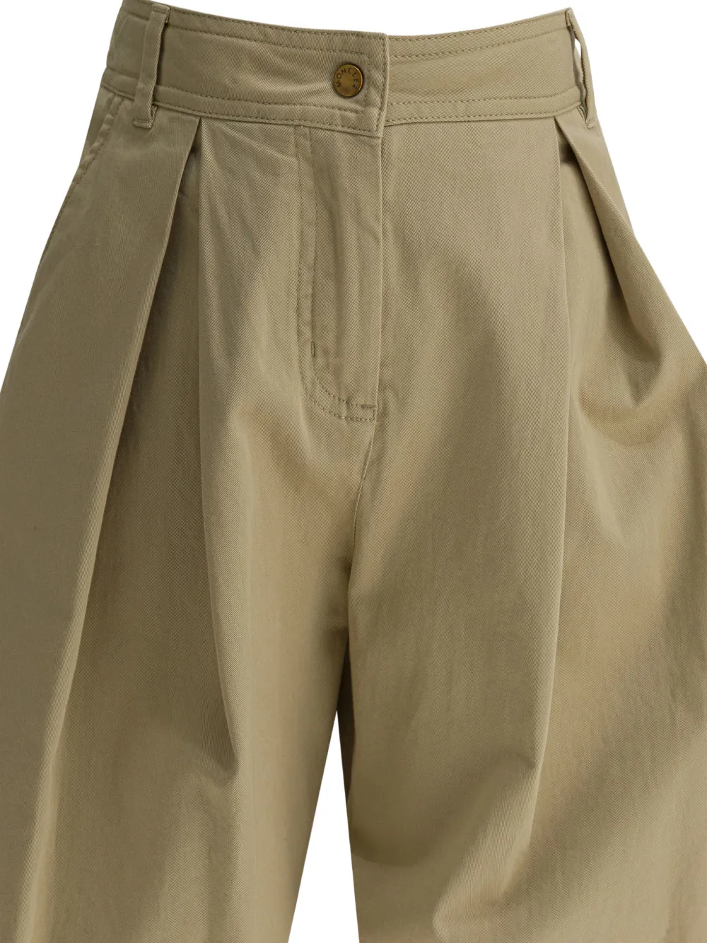 Moncler Enfant Broek met plooien Beige