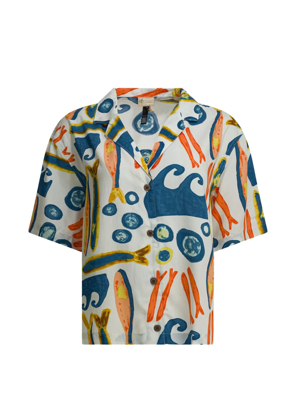 Patagonia patterned shirt - Bianco