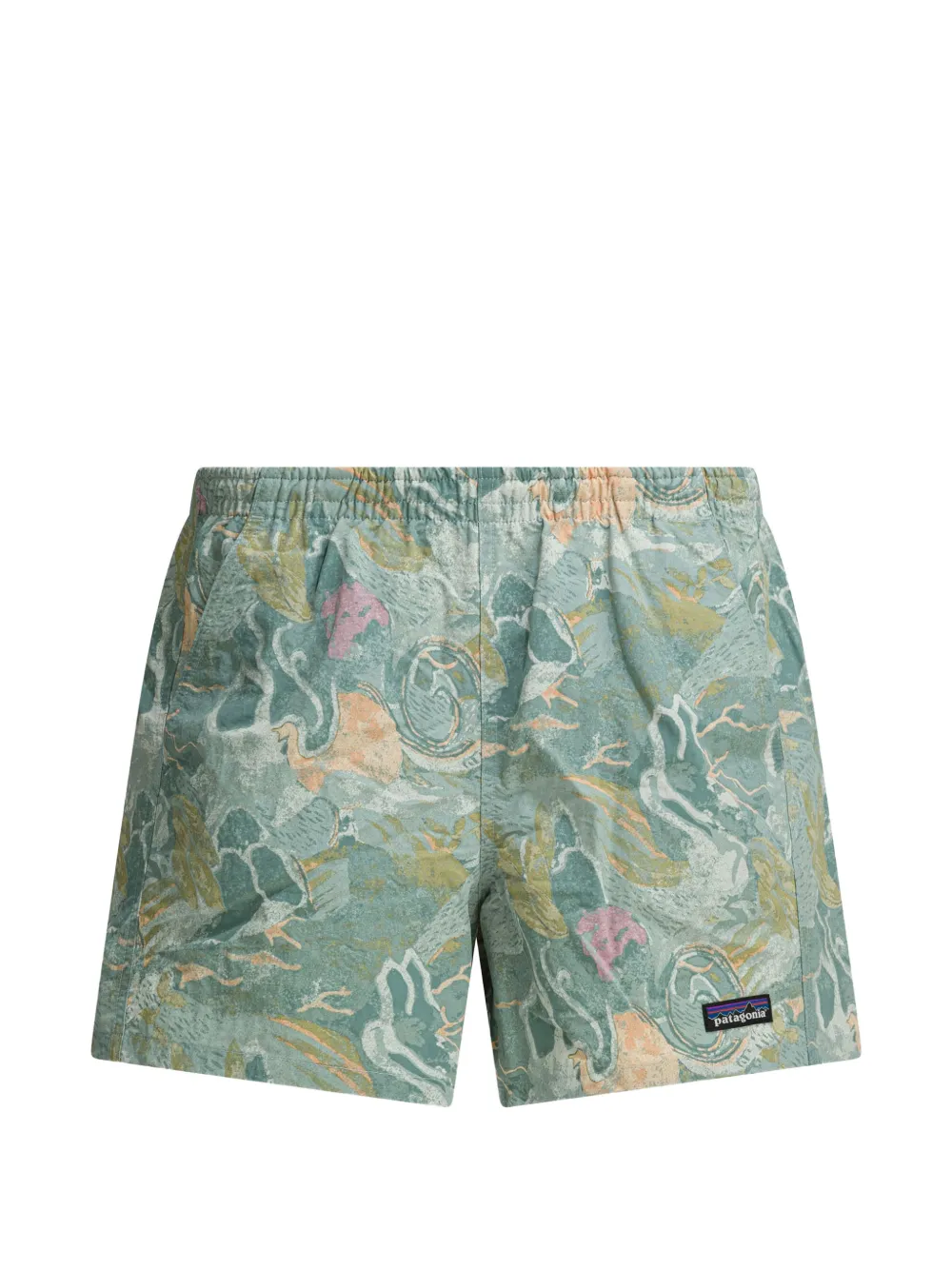 Patagonia Baggies™ elasticated patterned shorts - Verde