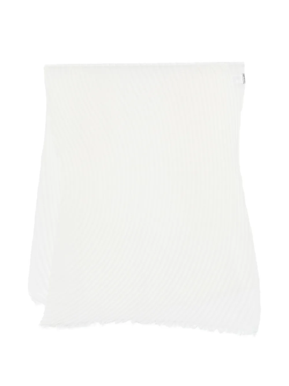 Issey Miyake Feather pleated scarf - Toni neutri
