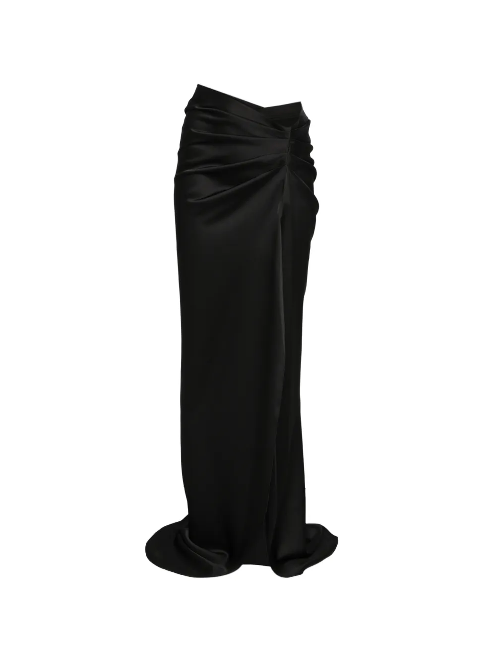 M.Marquise Gigi twisted maxi skirt - Nero