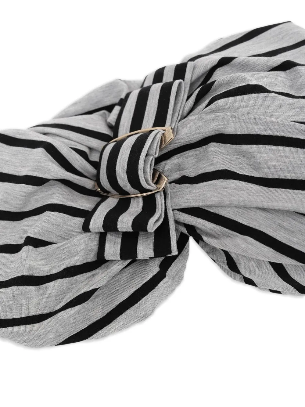  Vaquera Striped Headscarf - Grey 