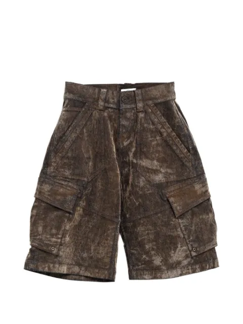 Vaquera shorts cargo con bolsillos