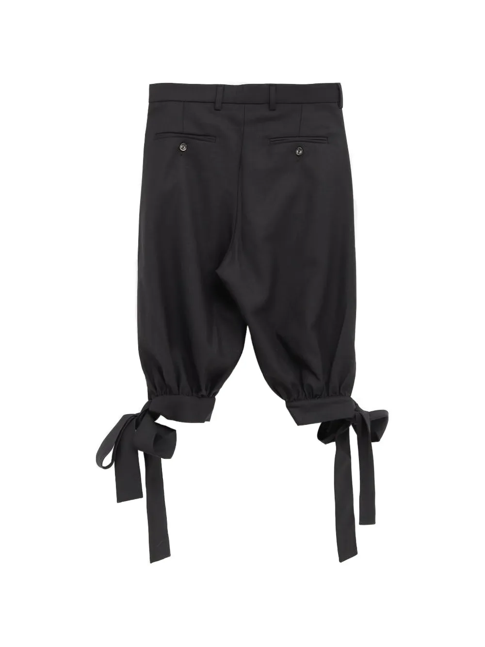  Vaquera Tie-hem Shorts - Black 