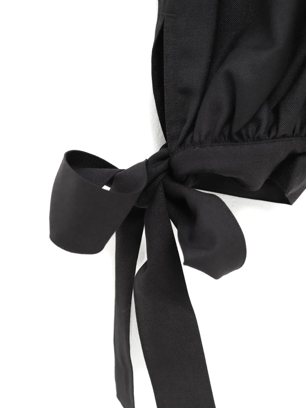  Vaquera Tie-hem Shorts - Black 