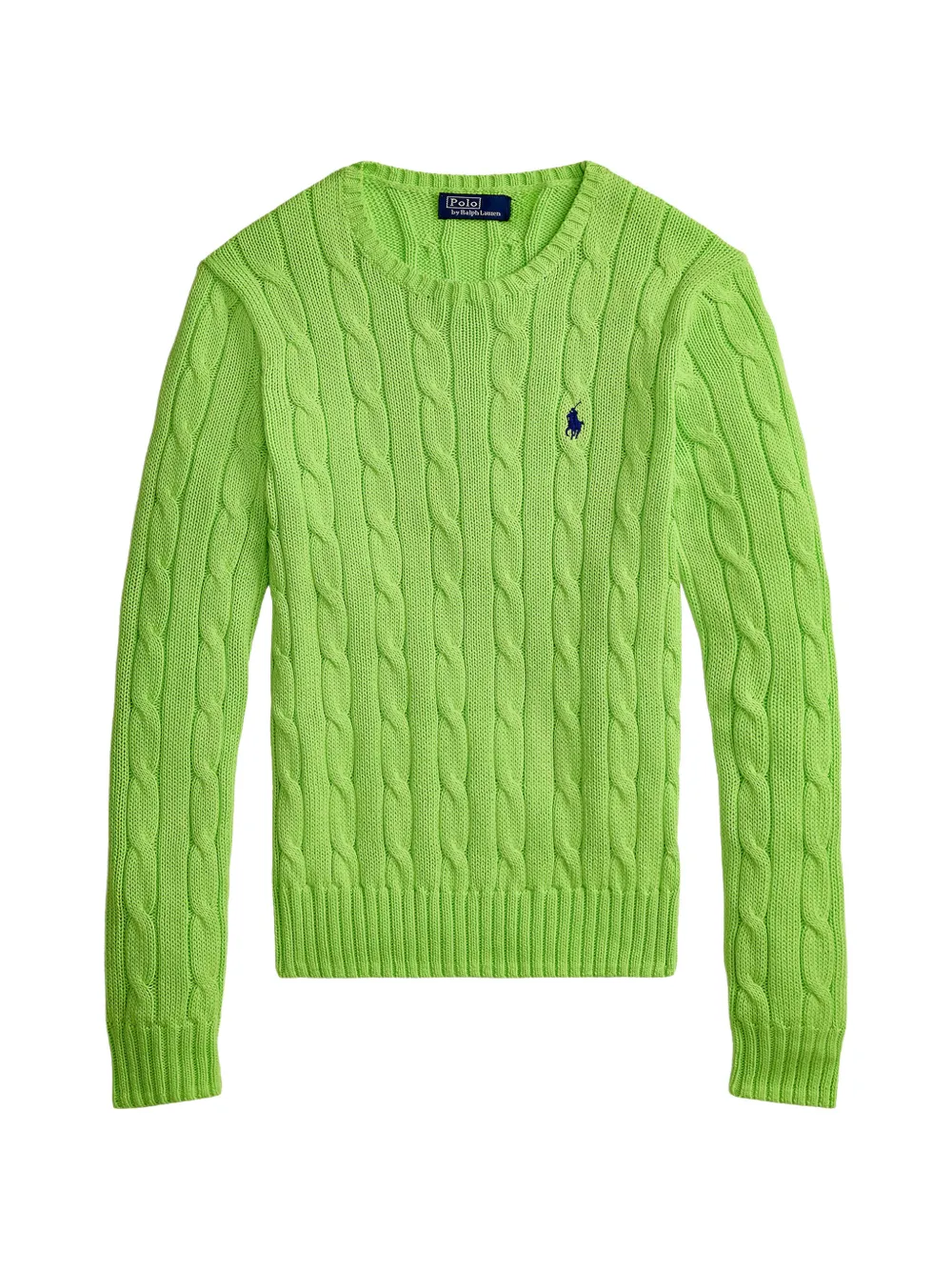 Polo Ralph Lauren cable-knit logo-detail sweater - Verde