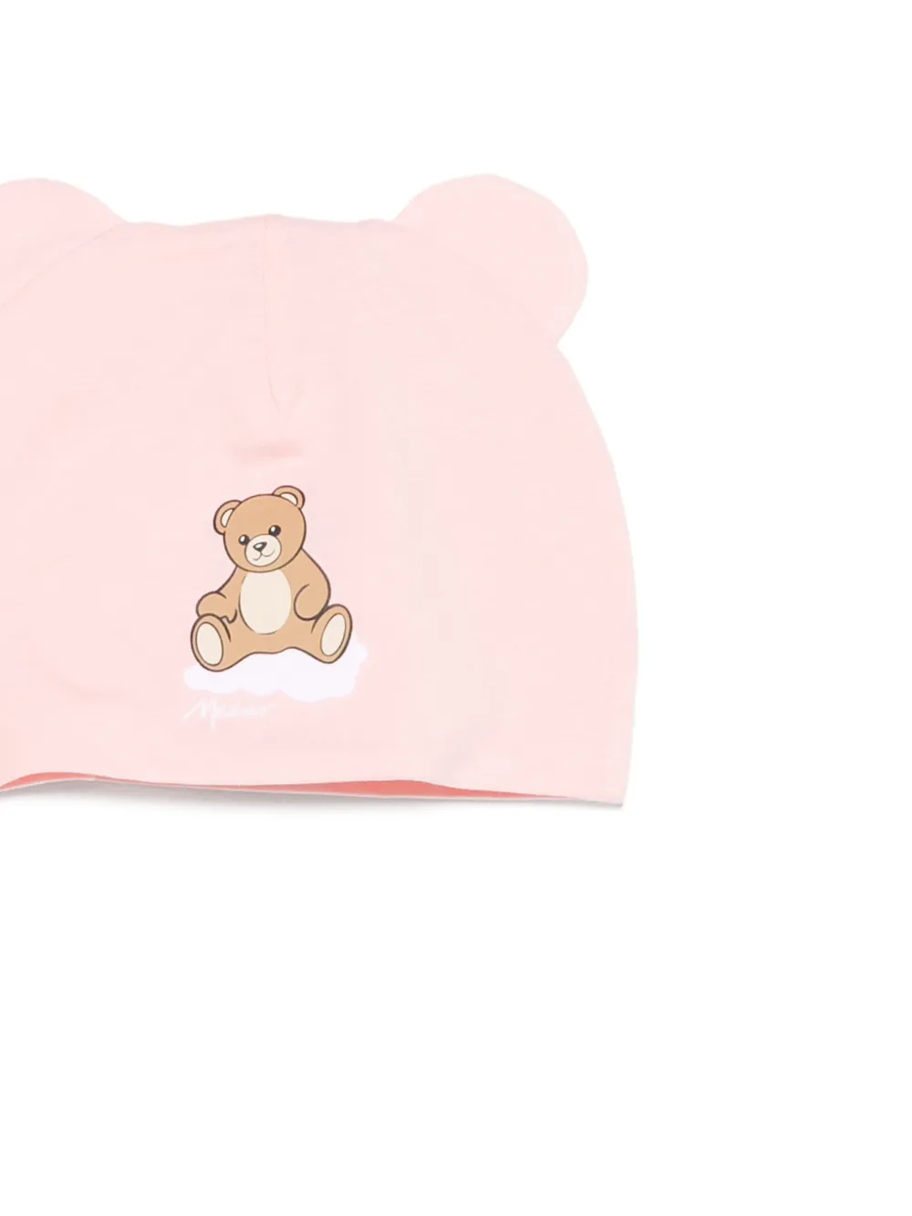 Moschino Kids Tweedelige romper set met beerprint Roze