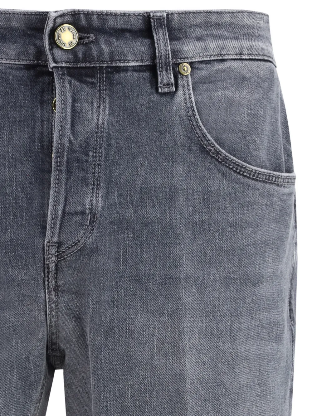 Grey Regular-Fit Jeans