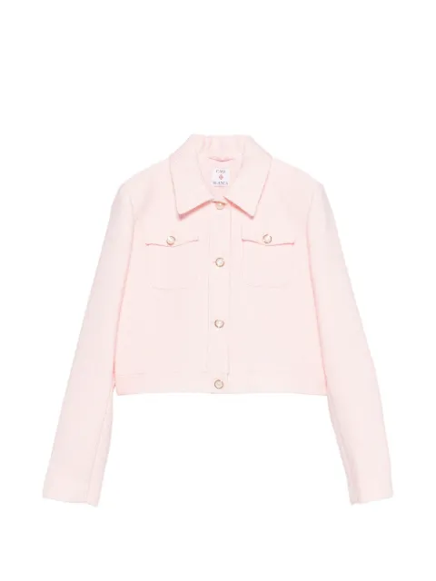 Casablanca button-up cropped jacket