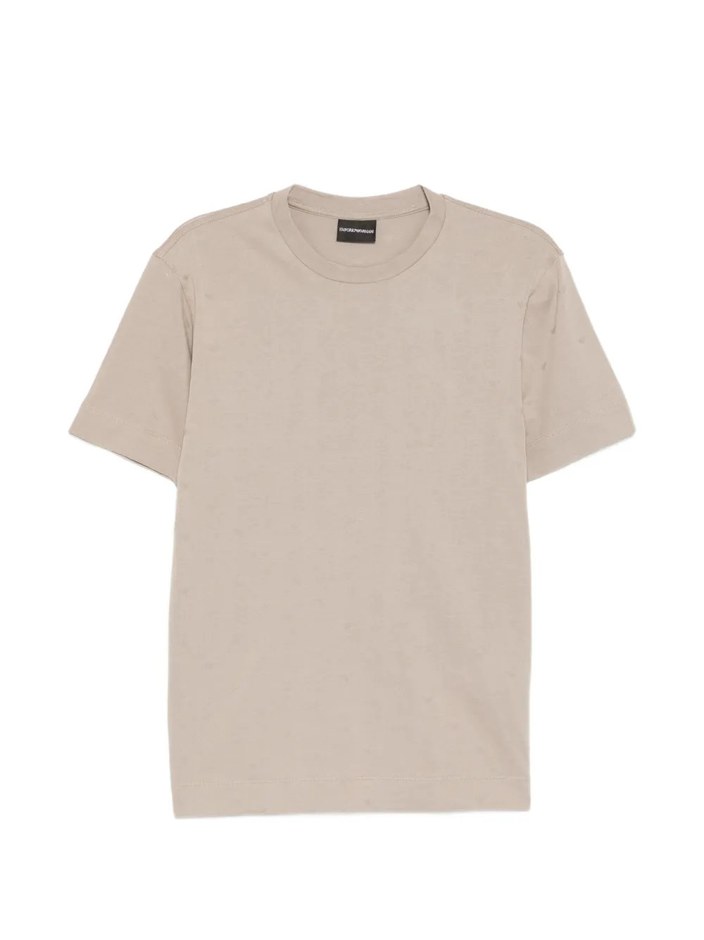 Emporio Armani T-shirt con monogramma - Toni neutri
