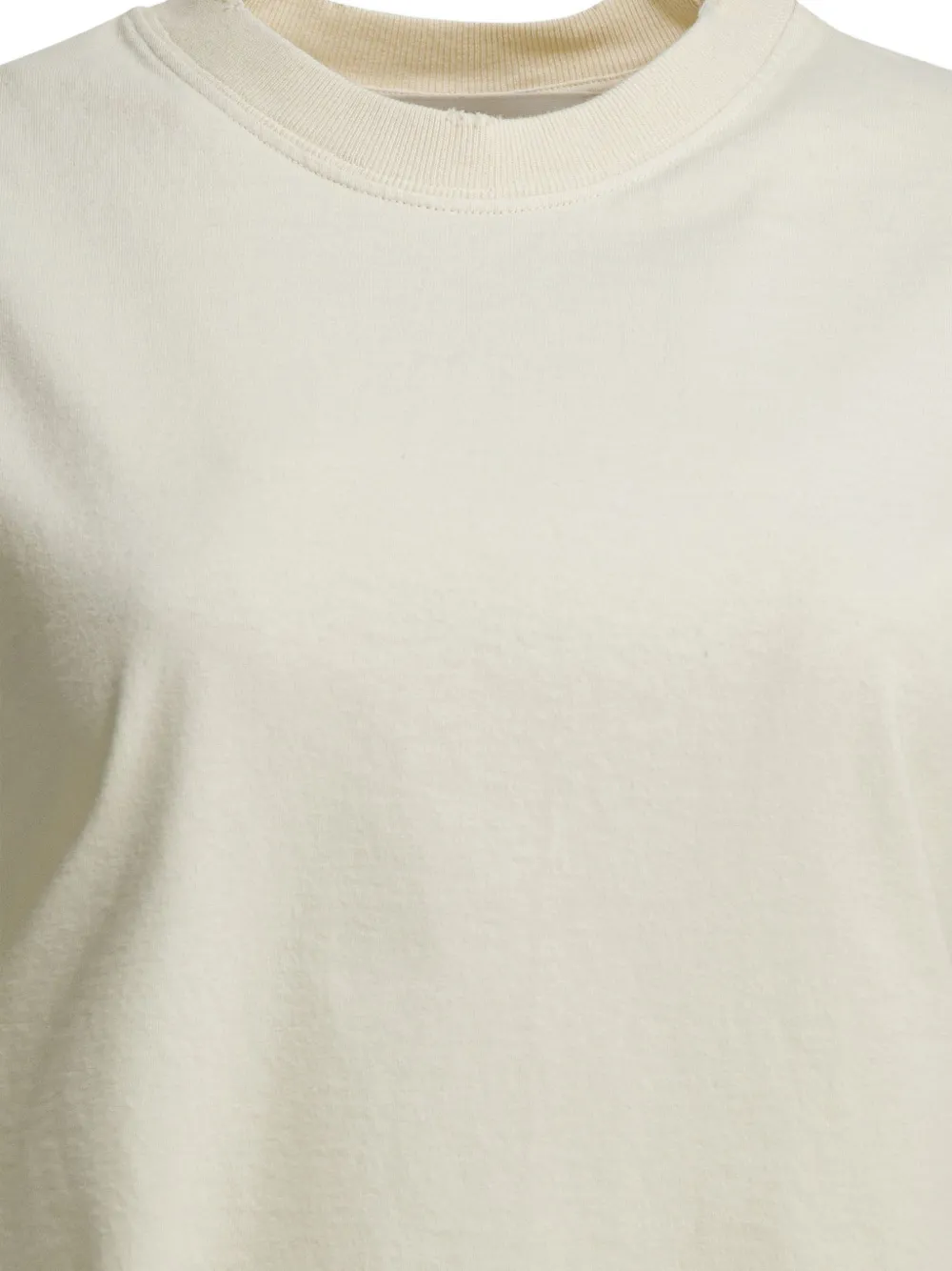 Golden Goose T-shirt met logo Beige
