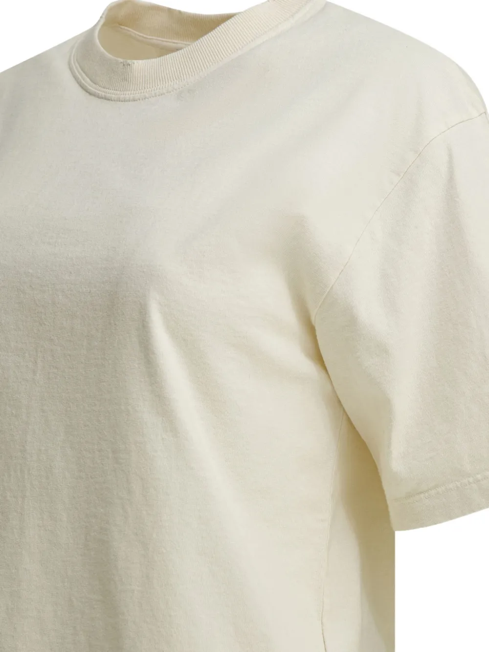 Golden Goose T-shirt met logo Beige