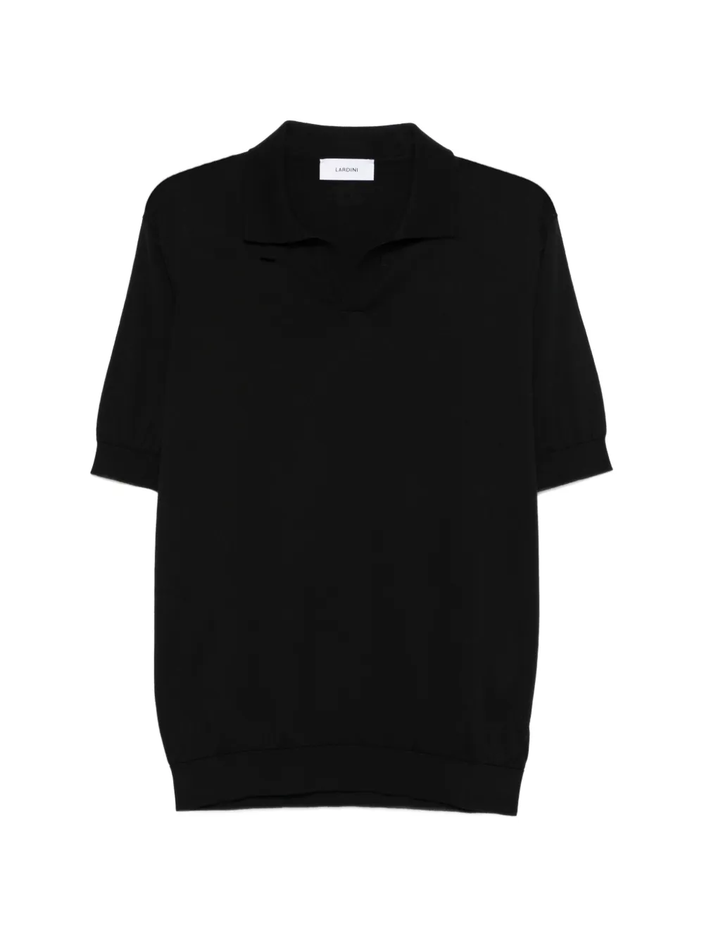 Lardini knit polo shirt - Nero