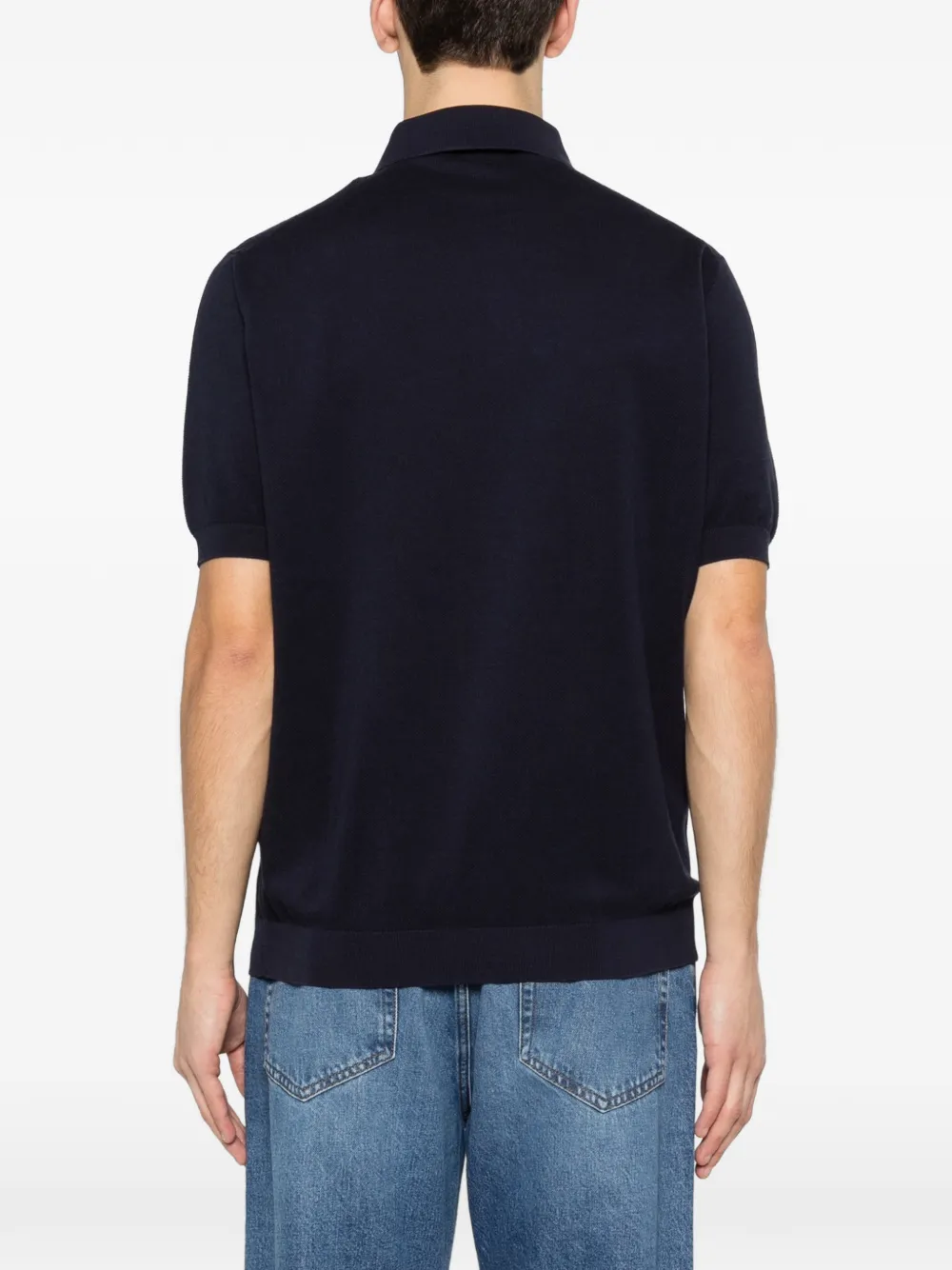 Lardini Katoenen poloshirt Blauw