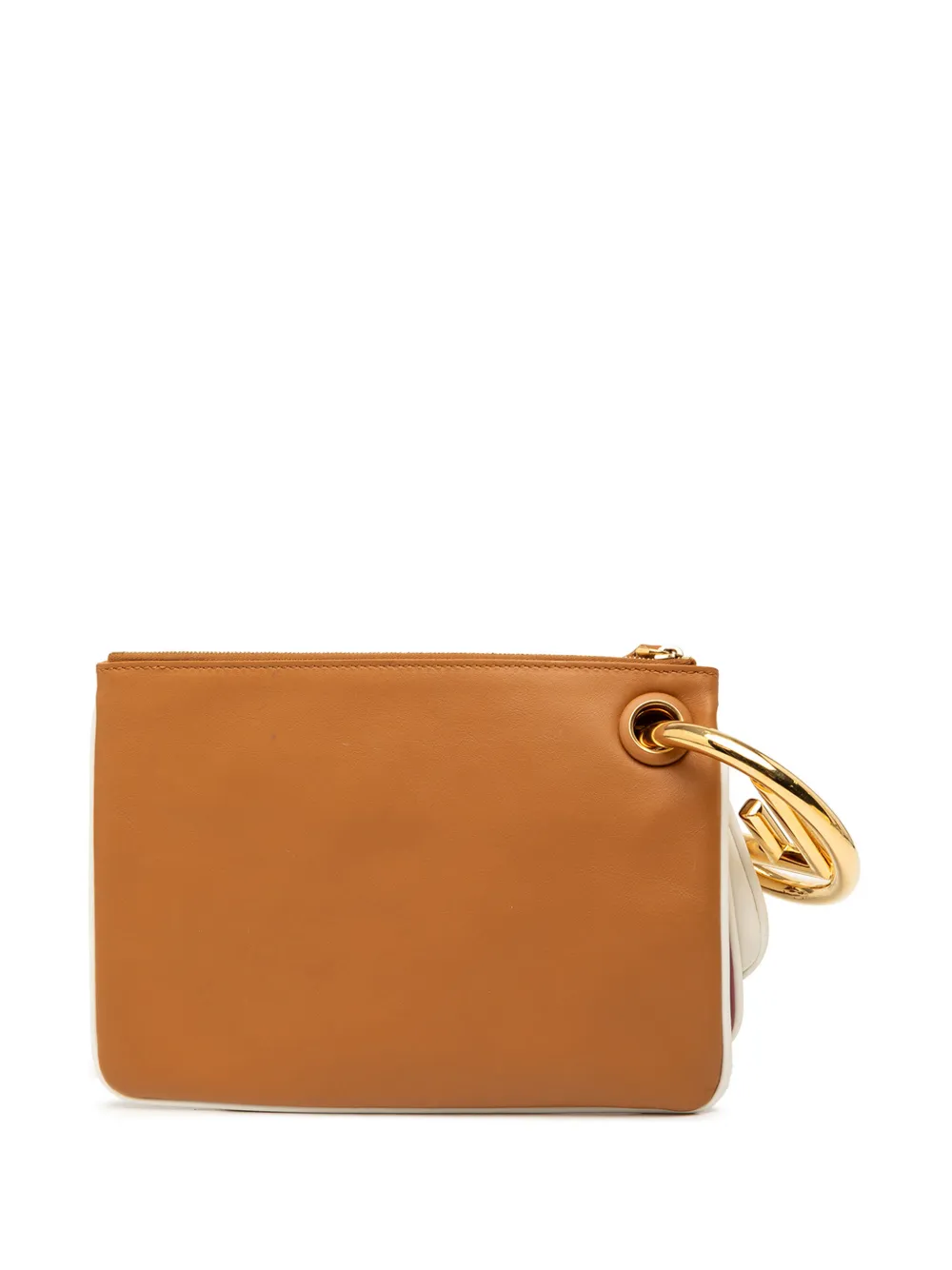 2010-2025 Leather Flowerland Triplette Clutch Bag