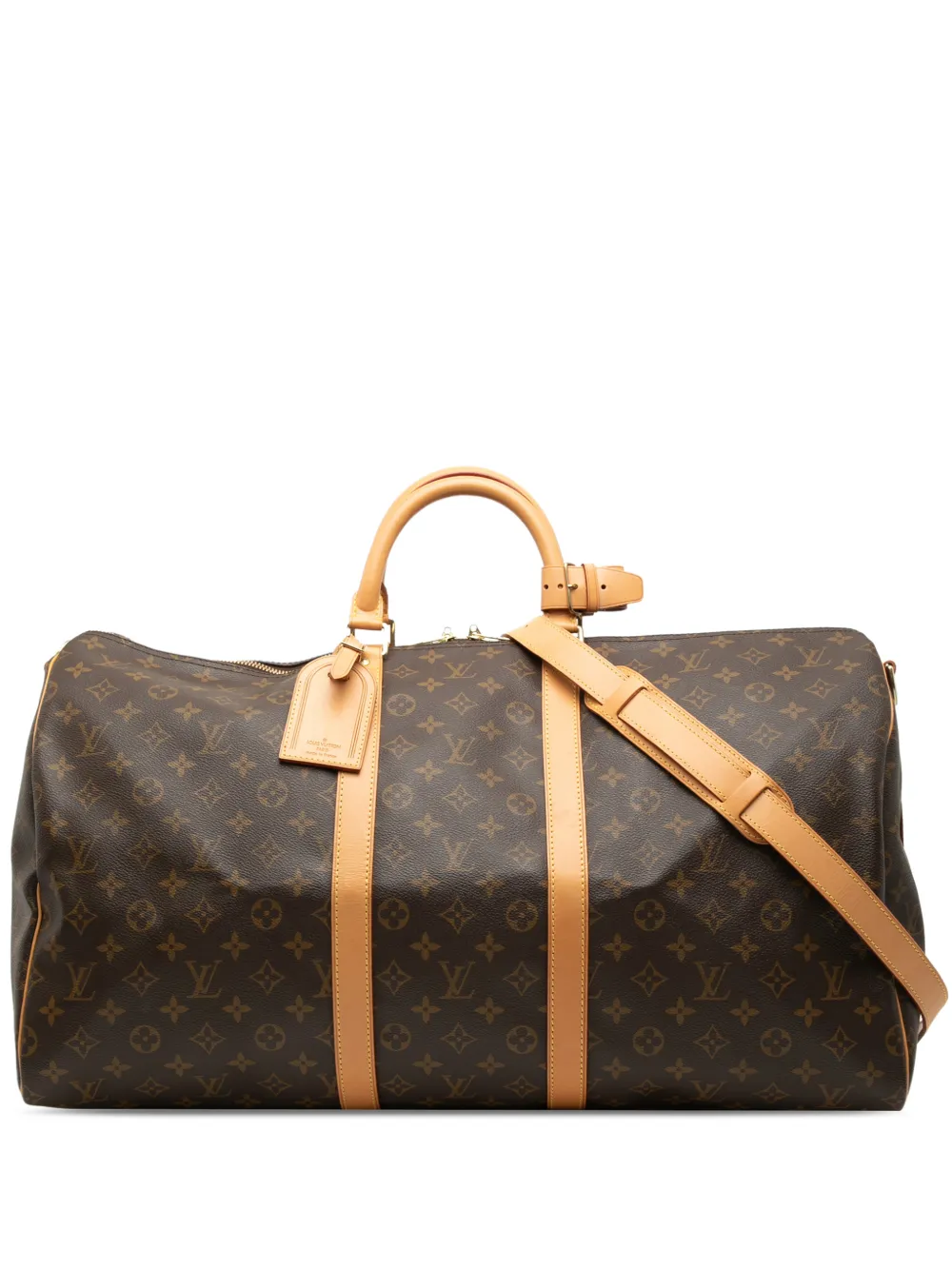 Louis Vuitton Pre-Owned 1999 Monogram Keepall Bandouliere 55 travel bag - Marrone
